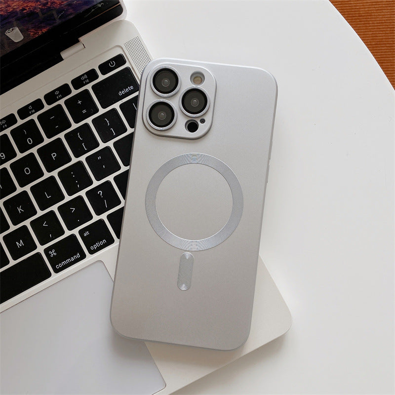 iPhone Case mit Mag-Safe im Metalldesign aus Silikon