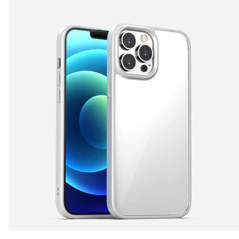 iPhone Case dünn und transparent mit farbigem Rahmen